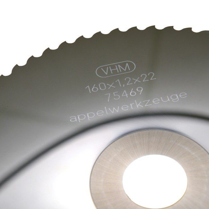 Solid carbide circular saw blade from appel werkzeuge